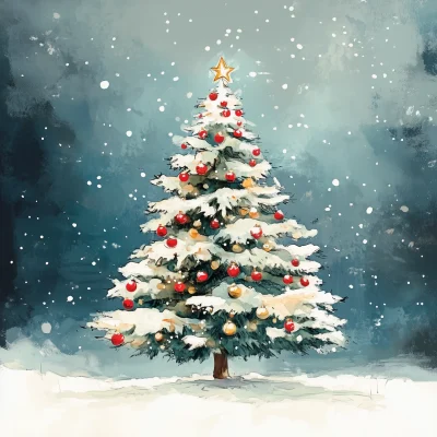 Christmas Tree Illustration