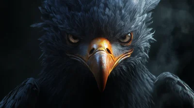 Eagle with a Human Face