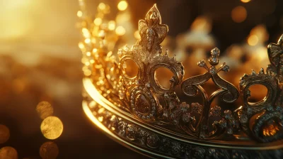 Intricate Golden Crown