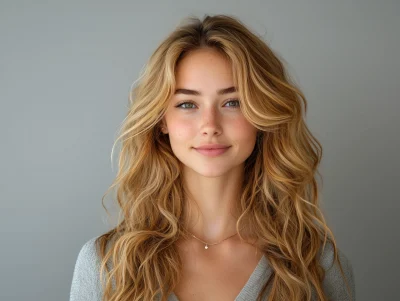 Beautiful Blonde Portrait