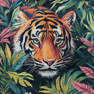 Ethereal Tiger in Jungle