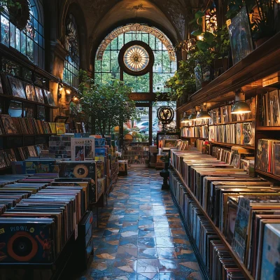 Vinyl Record Store Church