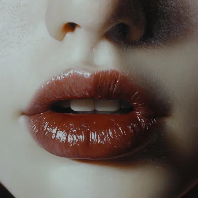 Hyperrealistic Women’s Lips