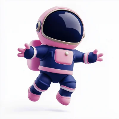 Jumping Astronaut