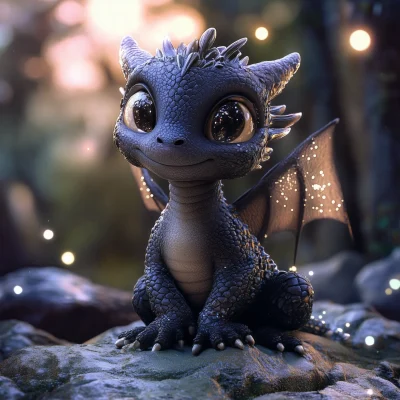 Cute Baby Dragon