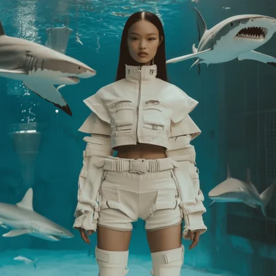 Shark Inspired Fashion Outfit