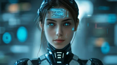 Futuristic AI Assistant