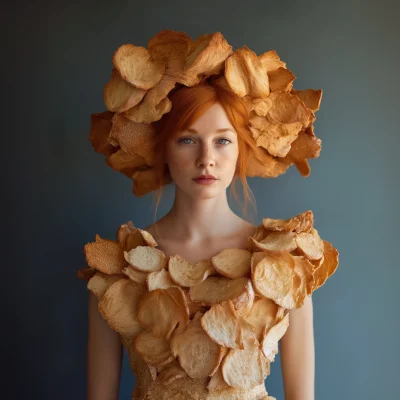 Surreal Bread Dress