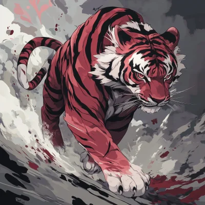 Modern Pokémon Card Design – Tiger