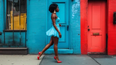 Gorgeous Woman in Harlem