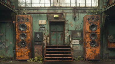 Rusty Warehouse Scene