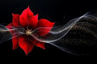 Ethereal Poinsettia