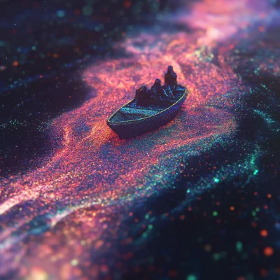 Alien Cosmic Boat