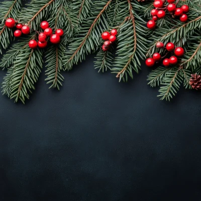 Dark Moody Christmas Background