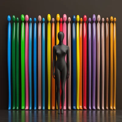 Colorful Sculptures with Vogue Magazine