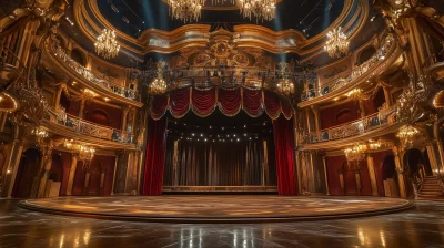 Luxurious Circular Stage