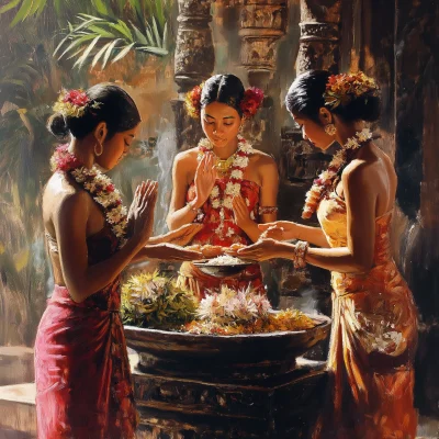 Bali Prayer Ceremony