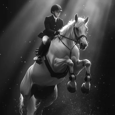 Elegant Dressage Jump