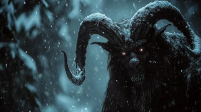 Krampus in a Snowstorm