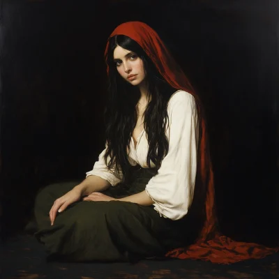 Classical Woman Portrait