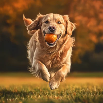 Joyful Golden Retriever