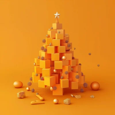 Festive Orange Tree