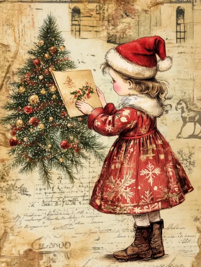 Vintage Christmas Postcard