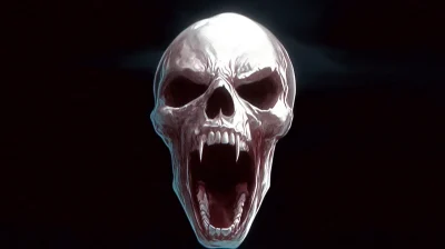 Screaming Punisher Skull