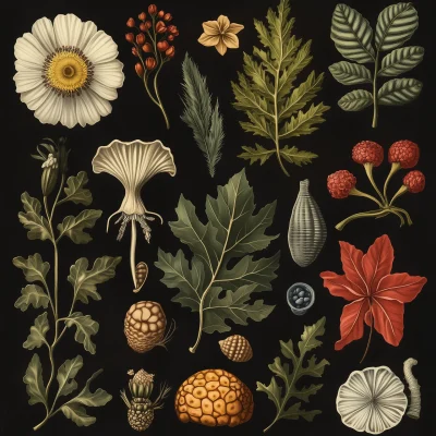 Botanical Elements Illustration