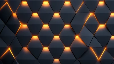 Triangular Texture Gradient Glow