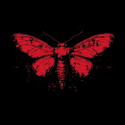 Demonic Death Head Moth Logo