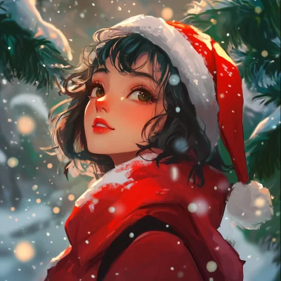 Christmas Themed Profile Picture