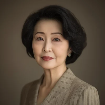 Elegant South Korean Woman