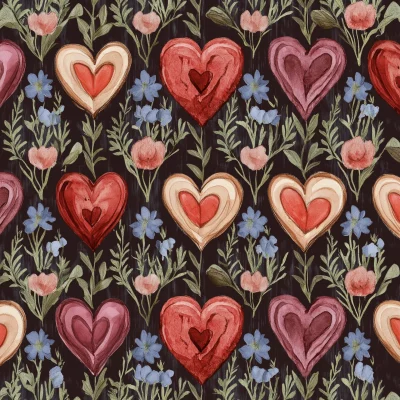 Seamless Valentine’s Patterns