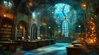 Magical College Classroom