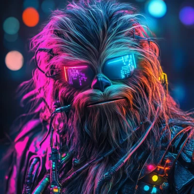 Cyberpunk Chewbacca