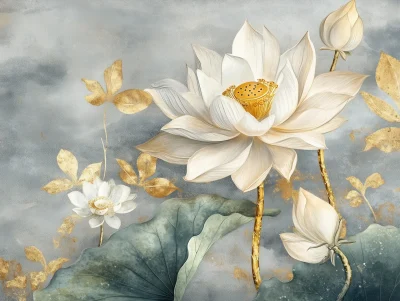 Lotus Flower Art