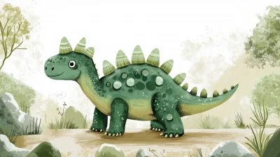 Exaggerated Ankylosaurus