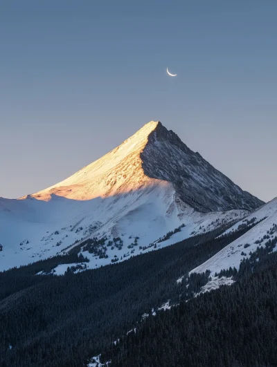 Majestic Mountain Sunrise