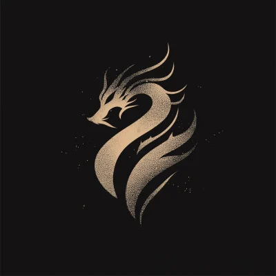 Dragon Silhouette Logo