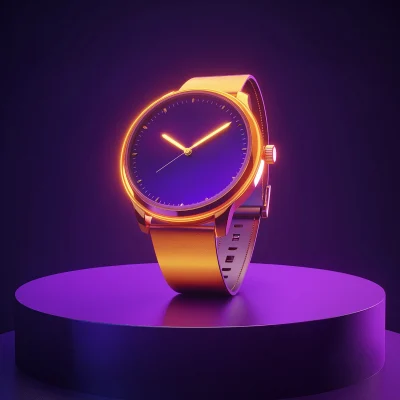 Luxury Neon Wrist Watch