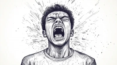 Anger Attack of a Modern Egyptian Man