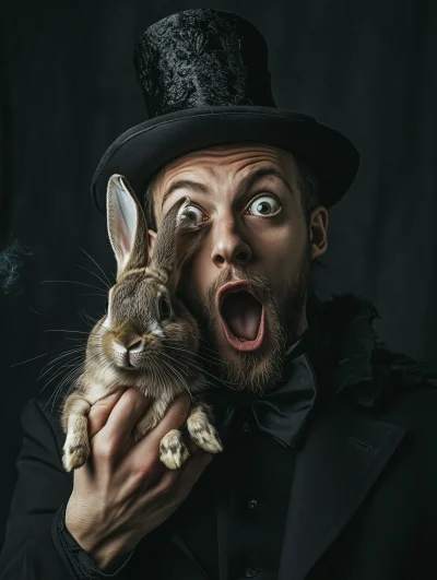 Magician with Rabbit