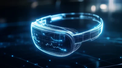 VR Headset Wireframe