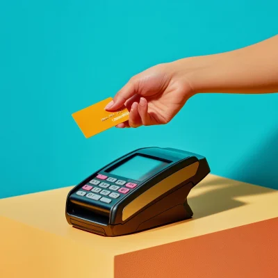 Credit Card at POS Machine