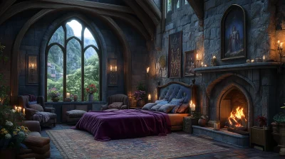 Fairytale Castle Bedroom