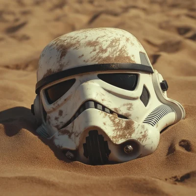 Stormtrooper Helmet in Desert