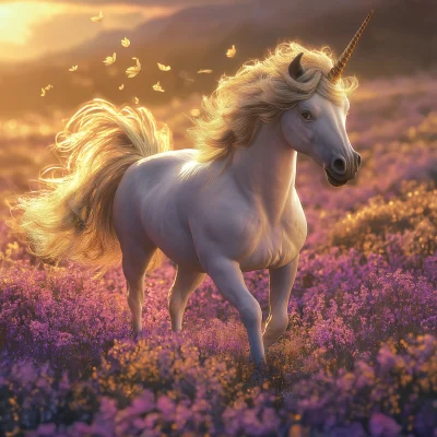 Golden Mane Unicorn