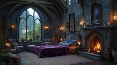 Cozy Castle Bedroom