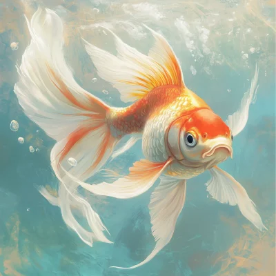 Majestic Japanese Goldfish